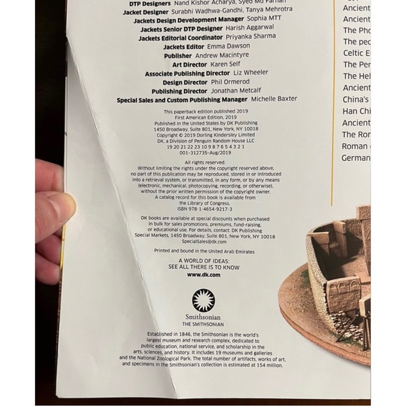 📖Discovery Kids (DK) Smithsonian Museum “History!”Paperback Reference Book📖 - Picture 5 of 9